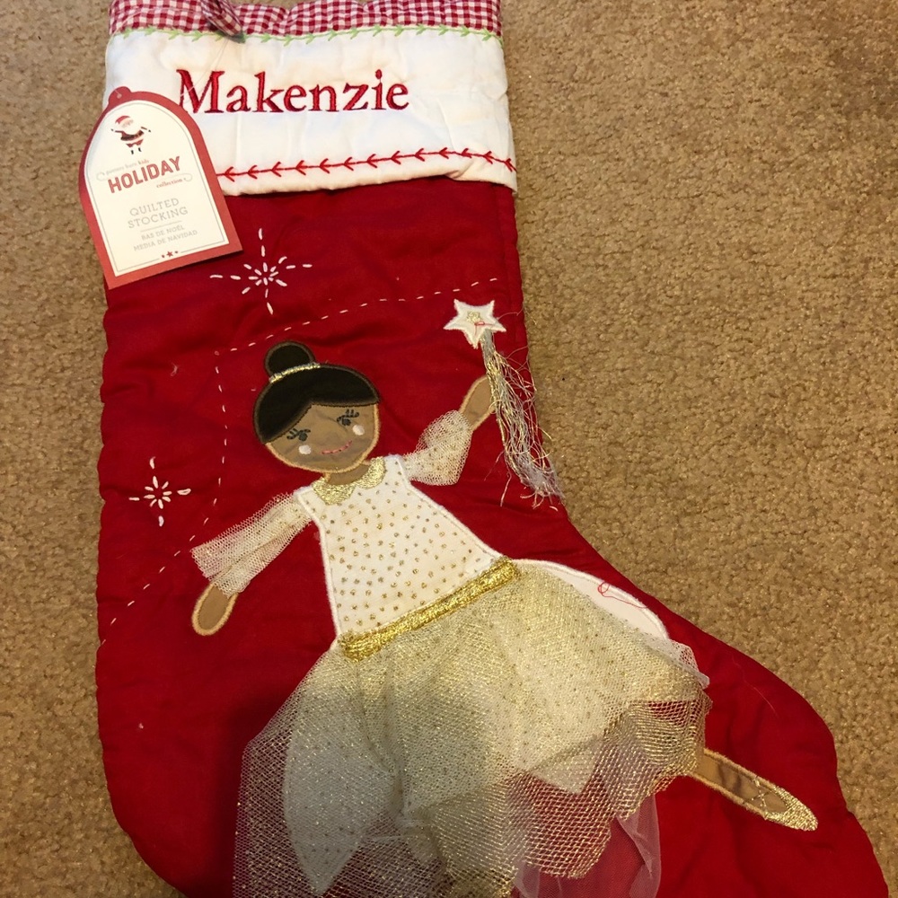 Pottery Barn Kids Christmas Stocking “Makenzie”